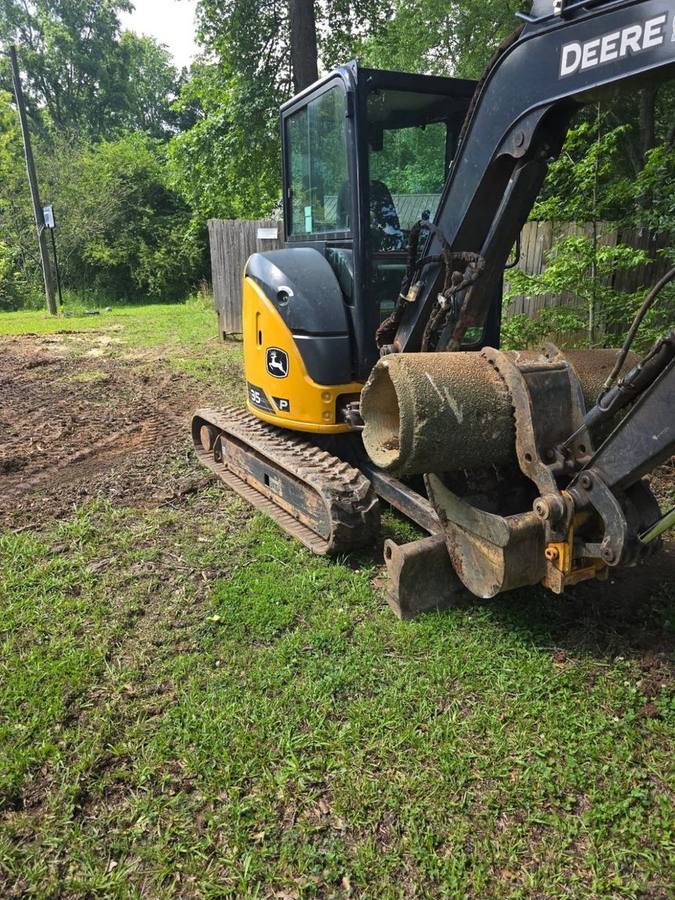 John Deere mini excavator equipment M&I Junk Removal