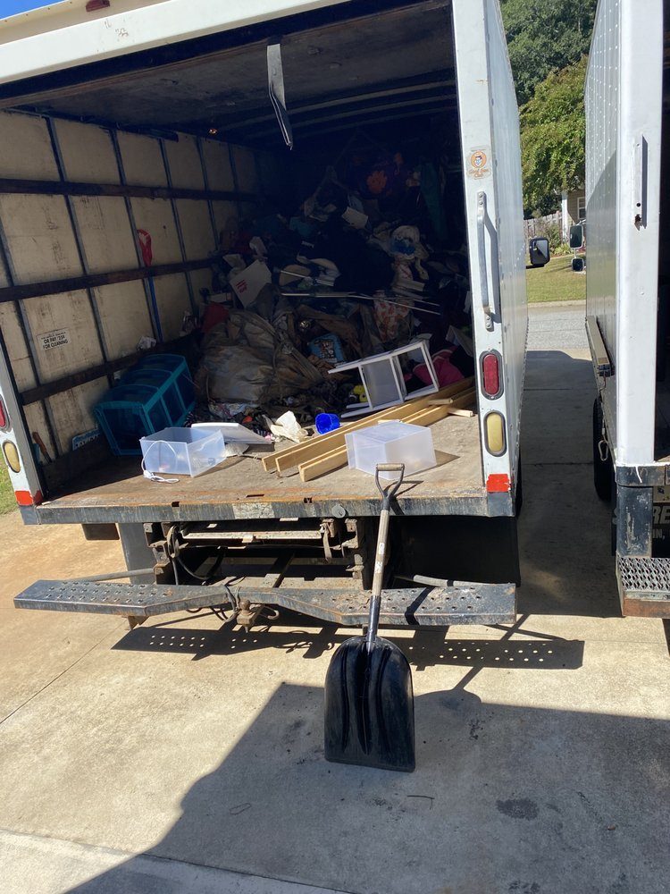 Box truck loaded estate cleanout Anderson SC